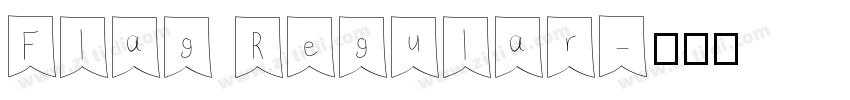 Flag Regular字体转换